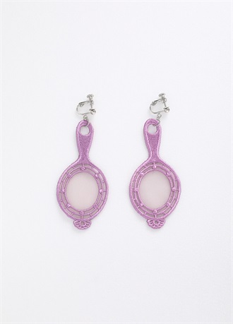 BANSAN clip-on earrings/earrings Lavender