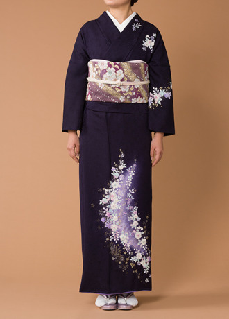 Tsukesage Homongi (ceremonial kimono）-TSUJIGAHANA-