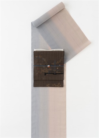 Kimono made in Yuki City (silk100%)