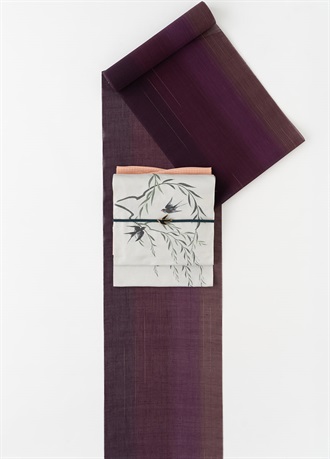 Kimono made in Yuki City (silk100%)