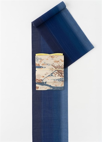 Kimono made in Yuki City (silk100%)