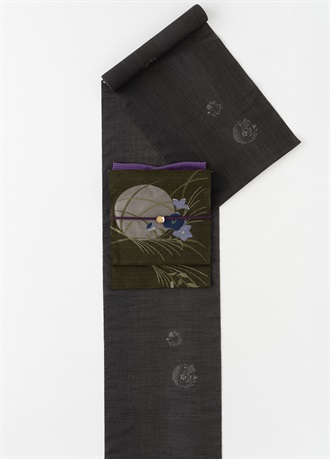 Kimono made in Yuki City (silk100%)