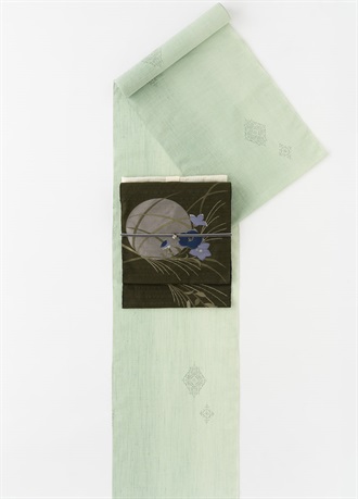 Kimono made in Yuki City (silk100%)