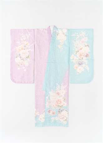 Shichgosan Celebration Kimono for 7 years old