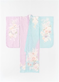 Shichgosan Celebration Kimono for 7 years old