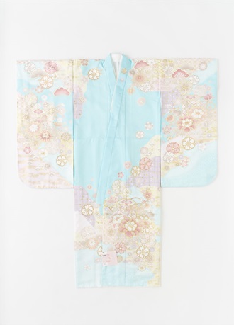 Shichgosan Celebration Kimono for 7 years old