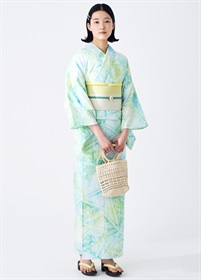 【極美品】浴衣(女性) きものやまと フリーサイズ やまとの浴衣特集2025
