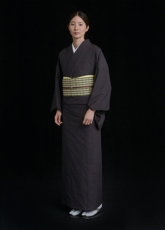 Kimono made in Yuki City (silk100%)