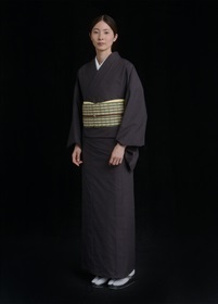 Kimono made in Yuki City (silk100%)