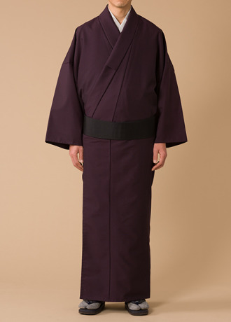 Silk wool Kimono