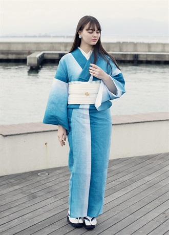 Summer Linen Kimono （Omi/Shiga）