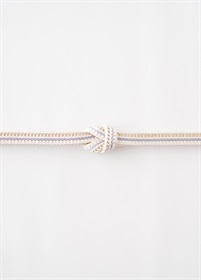 畝源氏帯締め　胡粉