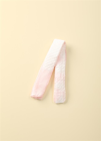腰紐　絹ピンク