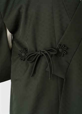 Coat cord flower decoration