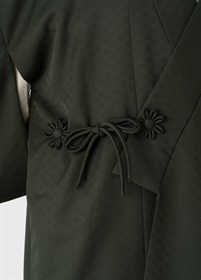 Coat cord flower decoration