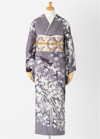 ☆専用☆美品 やまとお誂え 辻が花 正絹 着物“藤と桜の夢”長襦袢G-28 8-7-01229a2.jpg