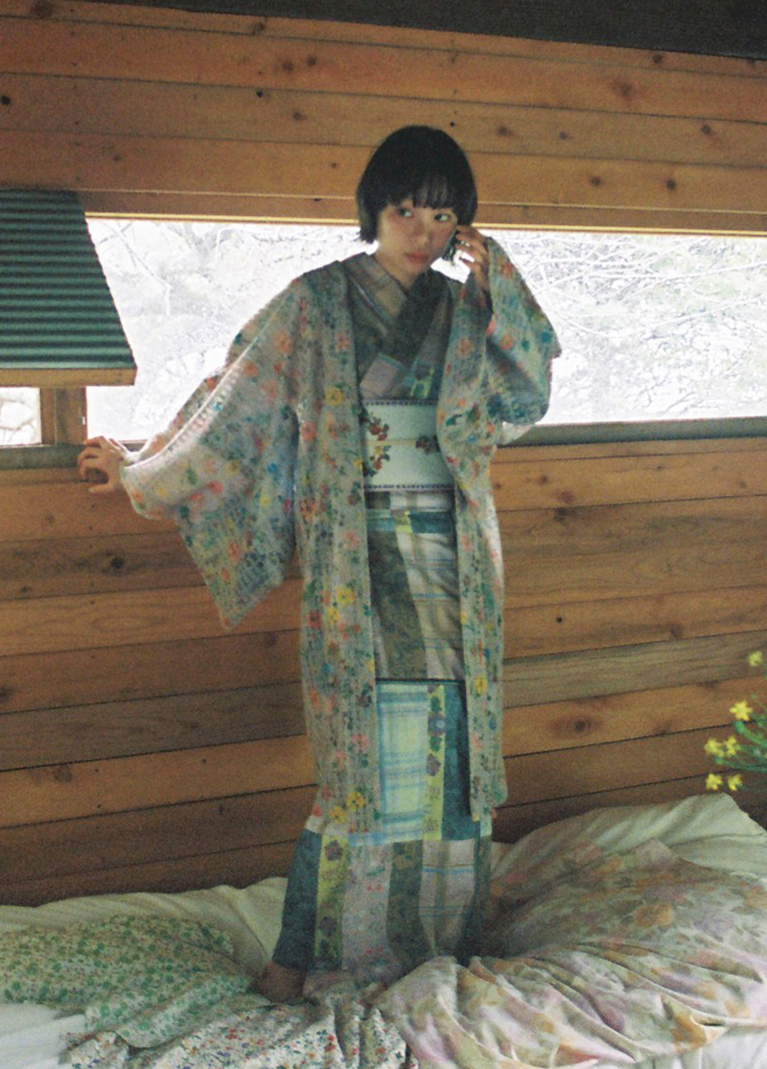 KBN×Nathalie Lété ナタリーレテ Spike’s holiday kimono
